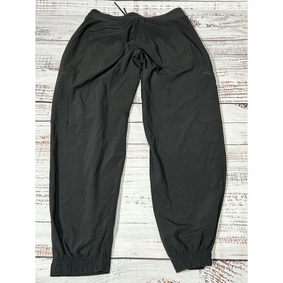 Athleta Women's Tapered Leg Drawstring Black Activewear Venture Pants Size 6 - Picture 6 of 13